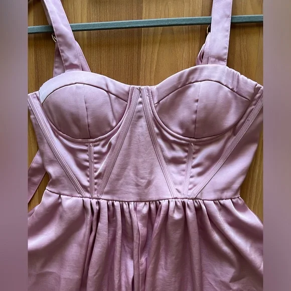 Aureta from Anthropologie Showstopper Midi Pink  Dress Size S - Picture 8 of 16